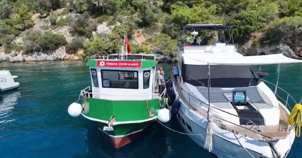 Göcek'te Atık Alım Gemisi Hizmete Başladı: Denizlerden Günlük 23 Ton Atık Toplanacak 3
